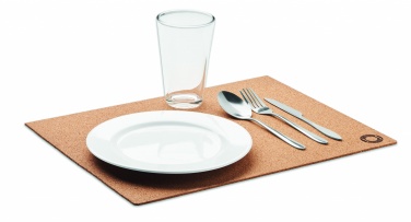 Logo trade business gift photo of: Placemat in cork