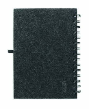 Logotrade advertising product image of: A5 RPET felt cover notebook