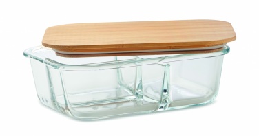 Logotrade corporate gift picture of: Glass lunch box with bamboo lid