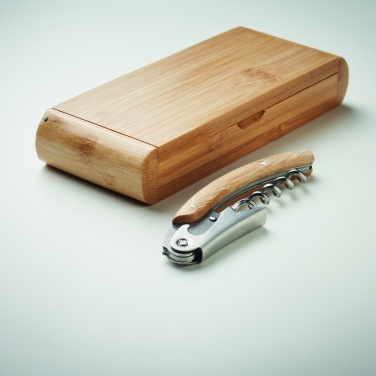 Logotrade advertising product image of: Waiter's knife in bamboo