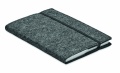 A4 conference folder in RPET, Stone Grey