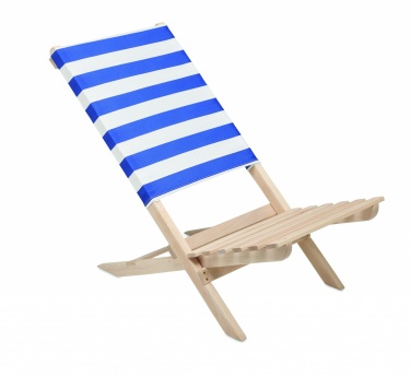 Logotrade promotional giveaway picture of: Foldable wooden beach chair