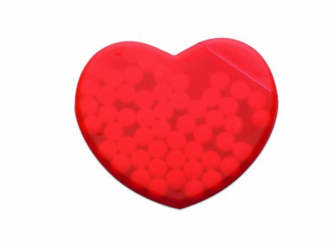 Logo trade promotional merchandise photo of: Heart shape peppermint box