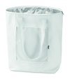 Foldable cooler shopping bag, White