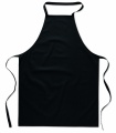 Kitchen apron in cotton, Black