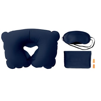 Logo trade promotional products picture of: Set w/ pillow eye mask plugs