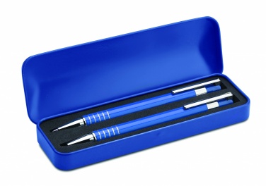 Logotrade business gift image of: Ball pen set in metal box