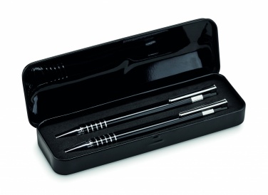 Logotrade promotional item image of: Ball pen set in metal box