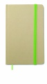 A6 recycled notebook 96 plain, Lime