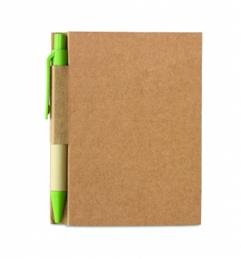 Logotrade promotional giveaway picture of: Recycled notebook with pen