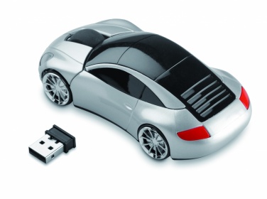 Logo trade promotional merchandise picture of: Wireless mouse in car shape