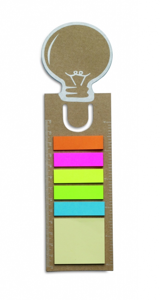 Logotrade advertising product image of: Bookmark with sticky memo pad