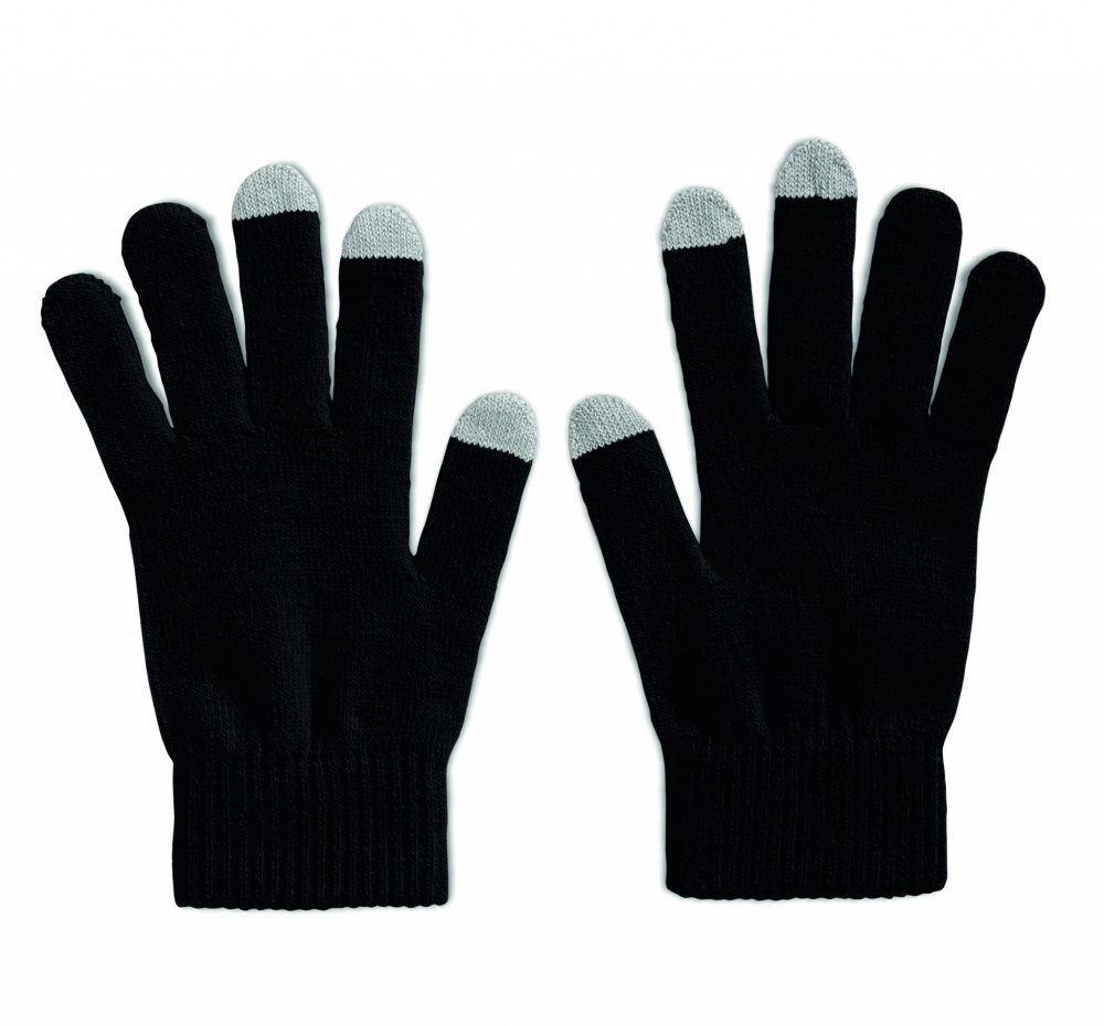 Logo trade promotional gifts picture of: Tactile gloves for smartphones