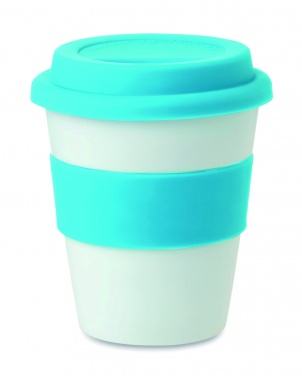 Logo trade corporate gifts picture of: PP tumbler with silicone lid