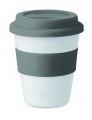 PP tumbler with silicone lid, Grey