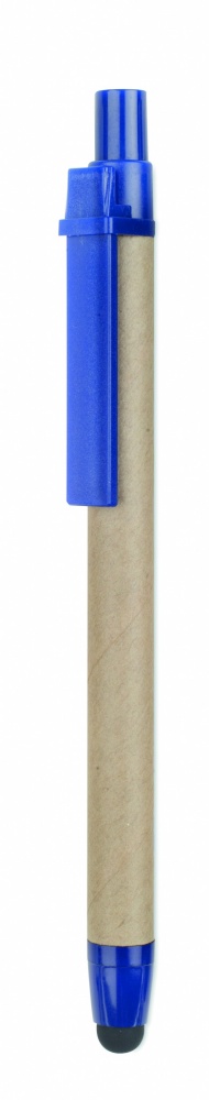 Logo trade promotional items image of: Recycled carton stylus pen