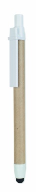 Logo trade promotional merchandise image of: Recycled carton stylus pen