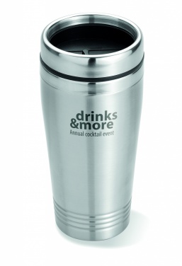 Logotrade promotional item image of: Double wall travel cup 400ml