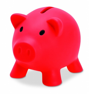 Logo trade promotional giveaways image of: Piggy bank