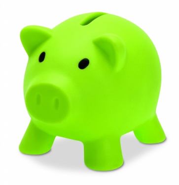 Logo trade promotional merchandise image of: Piggy bank