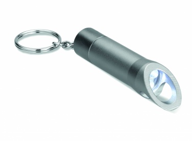 Logotrade promotional merchandise photo of: Metal torch key ring Ylivieska