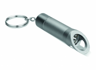 Logo trade advertising products image of: Metal torch key ring