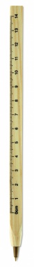 Logo trade promotional items picture of: Wooden ruler pen