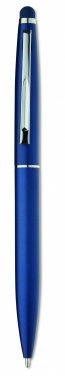 Logo trade promotional items image of: Twist type pen w stylus top