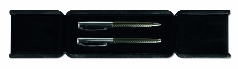 Logo trade advertising products image of: Ball pen set in box