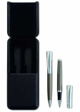 Logo trade corporate gifts image of: Ball pen set in box