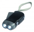 2 LED dynamo torch, Black