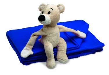 Logotrade advertising product image of: Fleece blanket with bear