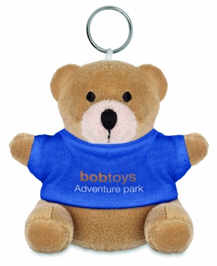 Logotrade promotional merchandise photo of: Teddy bear key ring FINLAND