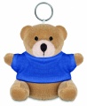 Teddy bear key ring, Blue