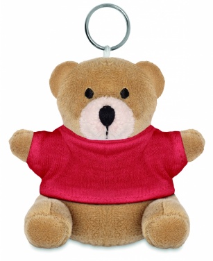 Logo trade promotional products image of: Teddy bear key ring FINLAND