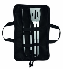 3 Barbecue tools in pouch