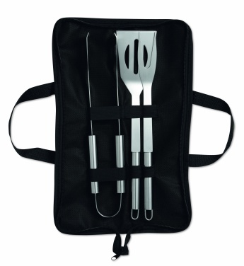 Logotrade promotional item image of: 3 Barbecue tools in pouch