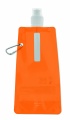 Foldable water bottle, Transparent Orange