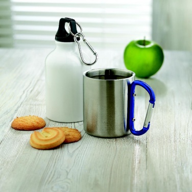 Logotrade advertising products photo of: Metal mug & carabiner handle