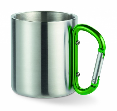 Logo trade promotional products picture of: Metal mug & carabiner handle