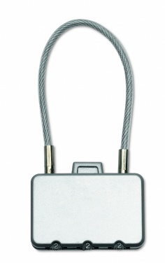 Logo trade promotional giveaways image of: Security lock