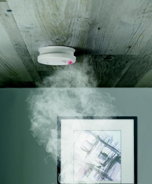 Logo trade promotional items image of: Smoke detector