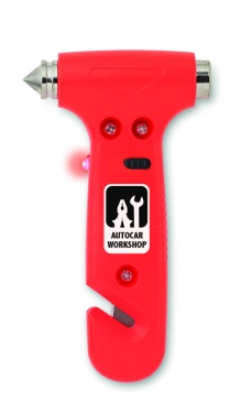 Logo trade advertising products image of: 3 in 1 Emergency hammer