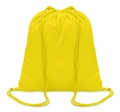 100gr/m² cotton drawstring bag, Yellow