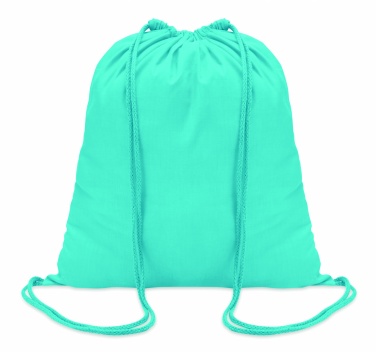 Logo trade promotional gift photo of: 100gr/m² cotton drawstring bag