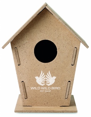 Logo trade promotional merchandise picture of: Wooden bird house