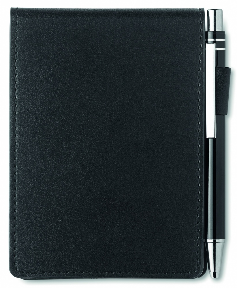 Logotrade business gift image of: A7 notepad in PU pouch w/pen