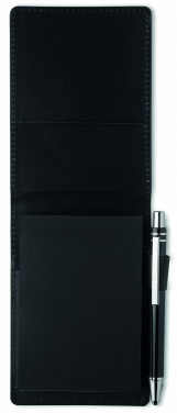 Logotrade promotional product picture of: A7 notepad in PU pouch w/pen