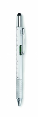 Logotrade business gift image of: Spirit level pen with ruler