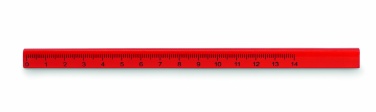 Logotrade business gifts photo of: Carpenters pencil with ruler